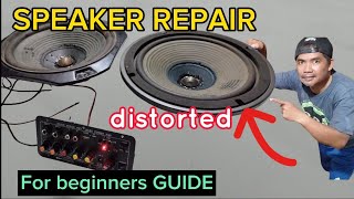 SPEAKER REPAIR FOR BEGINNERS GUIDE panoorin hanggang dulonovsaitv9023 [upl. by Enilauqcaj]