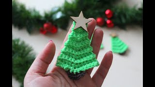 Crochet christmas tree tutorial Choinka na szydełku [upl. by Cymbre386]