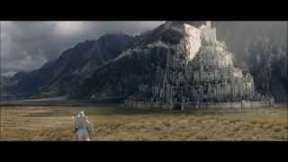 LOTR The Return of the King  Gandalf ride to Minas Tirith  HD 1080p [upl. by Enytsuj]