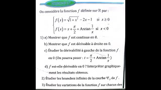 dérivation et étude des fonctions 2 bac SM Ex 57 page 155 Almoufid [upl. by Cutcliffe652]