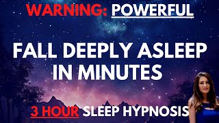 Sleep Hypnosis to Fall Deeply Asleep in Minutes Sleep Meditation  Dark Screen [upl. by Ayatnohs199]