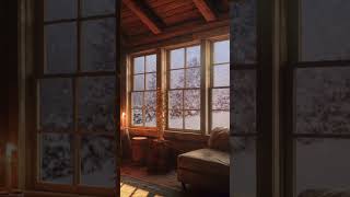 Fireside whispers on frosty nights 🌬️🔥 fireplace winter asmr firesidewhispers frostynight [upl. by Benjamen]