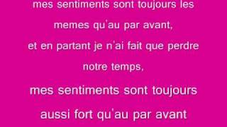 soumia mes sentiments avec paroles [upl. by Trik]