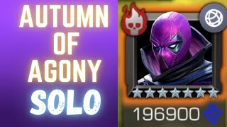 Prowler Easy Solo  Autumn Of Agony  Marvel Contest of Champions [upl. by Eitten965]