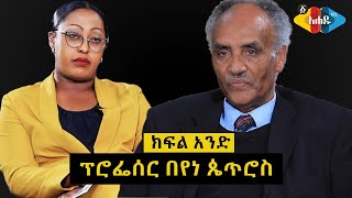 Ahadu TV  Interview with Professor Beyene Petros  Part One በየነ ጴጥሮስ [upl. by Camden]