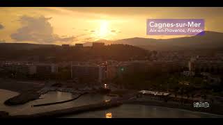 Flying over CagnesSurMer France [upl. by Atekahs]