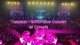 Taeyeon  INVU Live Concert w Crowds [upl. by Christye]