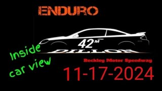 Beckley Motor Speedway 111724 ENDURO [upl. by Hgielak114]