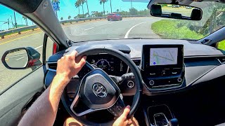 2023 Toyota Corolla Hatchback XSE  POV Test Drive Binaural Audio [upl. by Orest221]