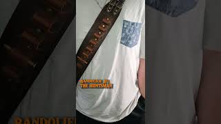 3RD Leather Project leather leathercraft diy Bandolier [upl. by Volny]