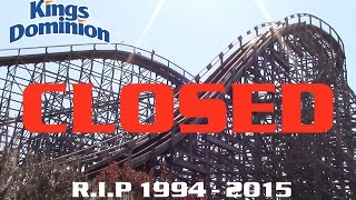 Hurler at Kings Dominion Will Never Reopen [upl. by Cartie]