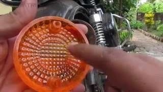 Installaton Guide of Hazard LED Indicators from NOVATRONIX for Royal Enfield [upl. by Ihana]