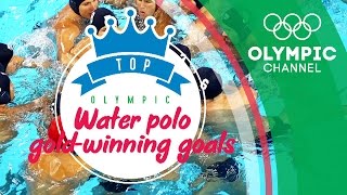 Top Water Polo Gold Medal Goals [upl. by Allak]