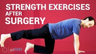 HIP STRENGTH AFTER SURGERY FAI  Labral Tear Exercises [upl. by Sokin532]