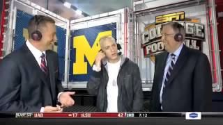 Eminems ESPN interview is really awkward [upl. by Ynolem]