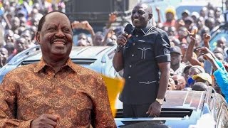 WAKENYA MUJICHUNGE NA RAILA amp RUTOHATUTAKUBALI UFISI ZENYU [upl. by Kamal]