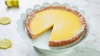 Lemon Tart Recipe  How To Make Lemon Tart  Lemon Tart Recipe Easy [upl. by Rachel]