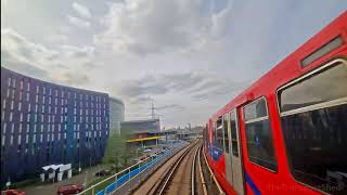 DLR  Beckton to Shadwell journey B07 Stock [upl. by Cyndi]