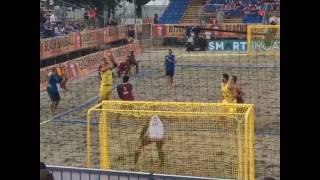 Qatar vs Brazil  beach handball world championships in Hungary 2016 [upl. by Edge599]