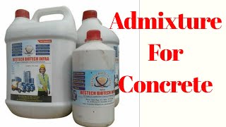 Why Admixture Used in Concrete and its types [upl. by Gibrian579]