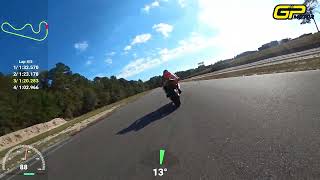 TRACK DAY Roebling Road Raceway Nov192023  Session 5  Victor Yamaha R6 [upl. by Nowahs895]