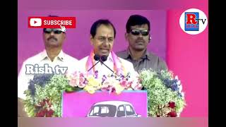 CM KCR Speech Highlights  CM KCR Public Meeting At Achampet  Rishi tv News [upl. by Jabon350]