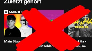 Spotify zuletzt Gehört Verlauf anzeigen amp löschen Anleitung [upl. by Gemmell]