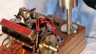 Worlds Smallest running v8 engine [upl. by Yehc]