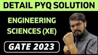 GATE XE 2023  PYQ Detail Solution  ENGINEERING SCIENCES  Engineering Mathematics [upl. by Tyree703]