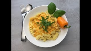 Thermomix® TM 5  Schnelle Pasta mit PaprikaCheddarSoße  Thermilicious [upl. by Vivi]