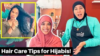 ESSENTIAL Haircare Tips for Hijabis  Healthy Natural Hair Care when covering your hair [upl. by Dene]