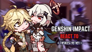 ❤️✨ Fatui Harbingers React to TheoriesAether Pt1  Gacha Club  Genshin Impact [upl. by Stroup182]