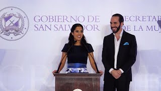 La mejor primera Dama de la historia de El SalvadorGrabriela REsposa del Presidente Nayib Bukele [upl. by Lion]