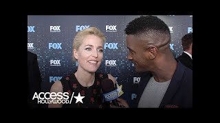 Gillian Anderson On The Return Again Of The XFiles amp New Fans Of The Show  Access Hollywood [upl. by Anahsirk21]