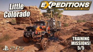 EXPEDITIONS A MUDRUNNER GAME  LITTLE COLORADO TRAINING MAP  GAMEPLAY amp INFO SHARING  PS5 [upl. by Aseefan]