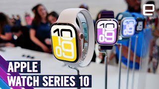 Apple Watch Series 10 handson Bigger lighter and thinner than ever [upl. by Alta558]