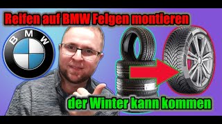 BMWReifen auf Alufelgen montieren – So gehts 🔧🚗 Dein Guide für den perfekten Look und Grip [upl. by Avilo]