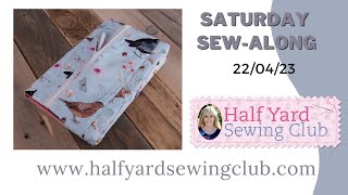 220423 Debbie Shores Half Yard Sewing Club Live SewAlong [upl. by Annaeg]