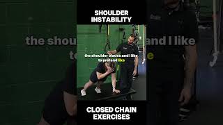 My Favorite SHOULDER INSTABILITY Physical Therapy Exercises Closed Chain [upl. by Reppiks]