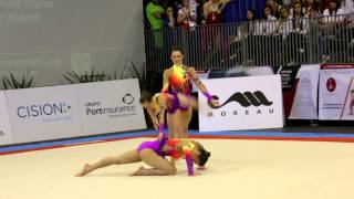 Gymnastics MIAC 2014 AG2 WG Combined Final GBR Heathrow [upl. by Jenness]