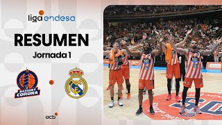 Leyma Coruña  Real Madrid 8685 RESUMEN  Liga Endesa 202425 [upl. by Arias886]