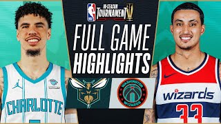 HORNETS at WIZARDS  NBA INSEASON TOURNAMENT 🏆  FULL GAME HIGHLIGHTS  November 10 2023 [upl. by Yrolg]