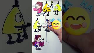 Gravity Falls x Bill Cipher line matching puzzle game shorts gravityfalls art billcipher viral [upl. by Fezoj884]