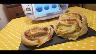 Girelle di pizza con zucchine per bimby TM6 TM5 TM31 [upl. by Knighton]