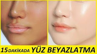 15 DAKİKADA YÜZ BEYAZLATMA CİLDİ PORSELEN GİBİ BEYAZ YAPAN CİLT BEYAZLATICI PATATES SUYU GÜZELLİK [upl. by Tati882]