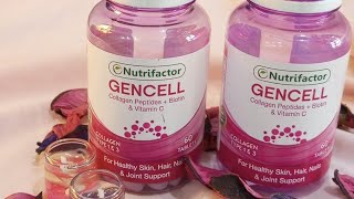 Honest Review P1 Nutrifactor Gencell Collagen millicentclubhonestreviewseries [upl. by Llenal]