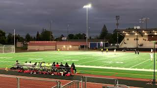 Glenco high school varsity soccer team vs Oregon city varsity soccer team first half [upl. by Tillo33]