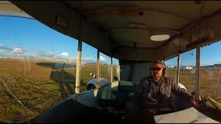 Inside the AirSign Blimp  a 360° view of takeoff [upl. by Yerag205]