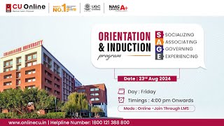 SAGE  Orientation amp Induction Programme – Freshmen July 2024  23rd Aug 2024 [upl. by Dam849]