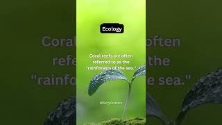 Science Fact  Ecology  Science 16  shorts science facts ecology viral [upl. by Mathis]